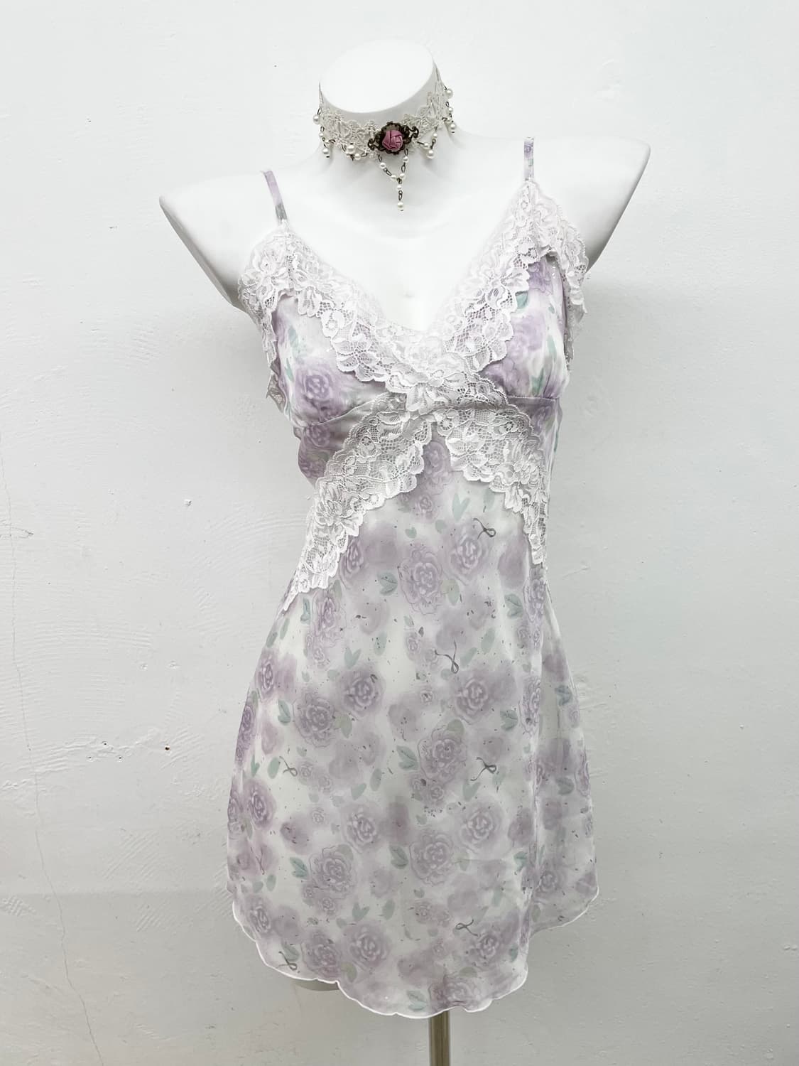 페어리 로즈 레이스 슬립 상품이미지1