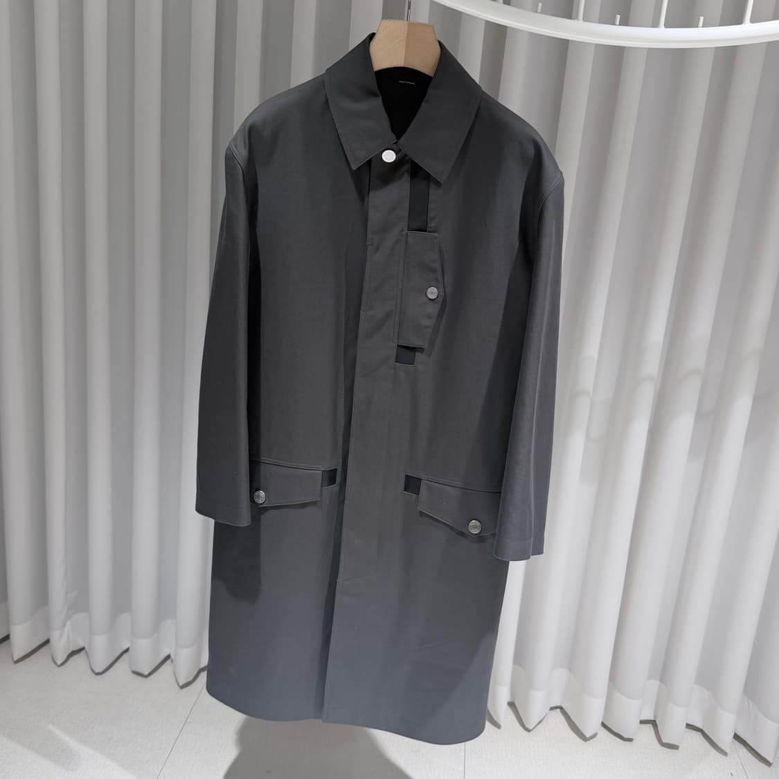 (A+/50) / 에르메스 그레이 코튼 롱코트 상품이미지2