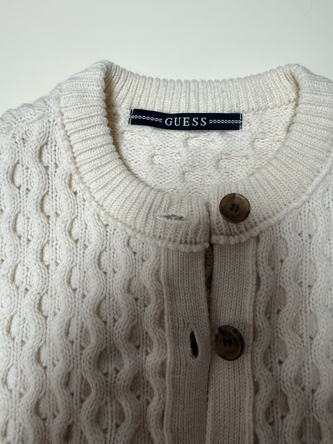 게스 가디건 흰색 상품이미지2