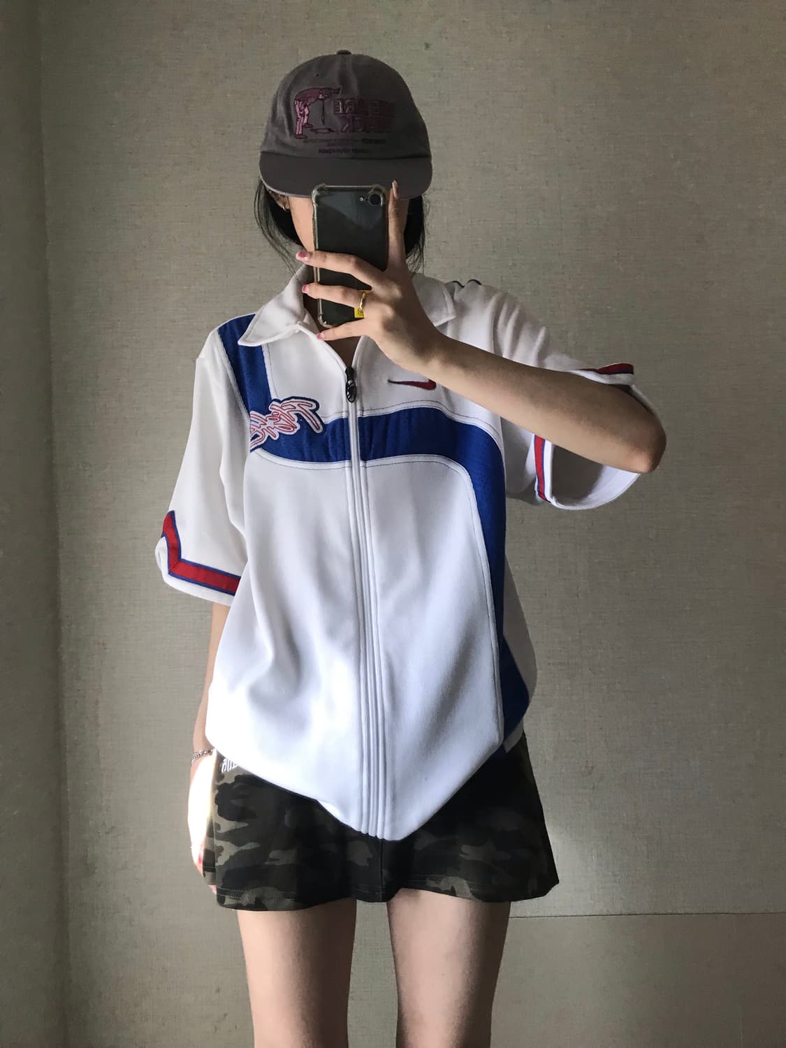 나이키 올드스쿨 오버핏 반팔 져지 상품이미지1