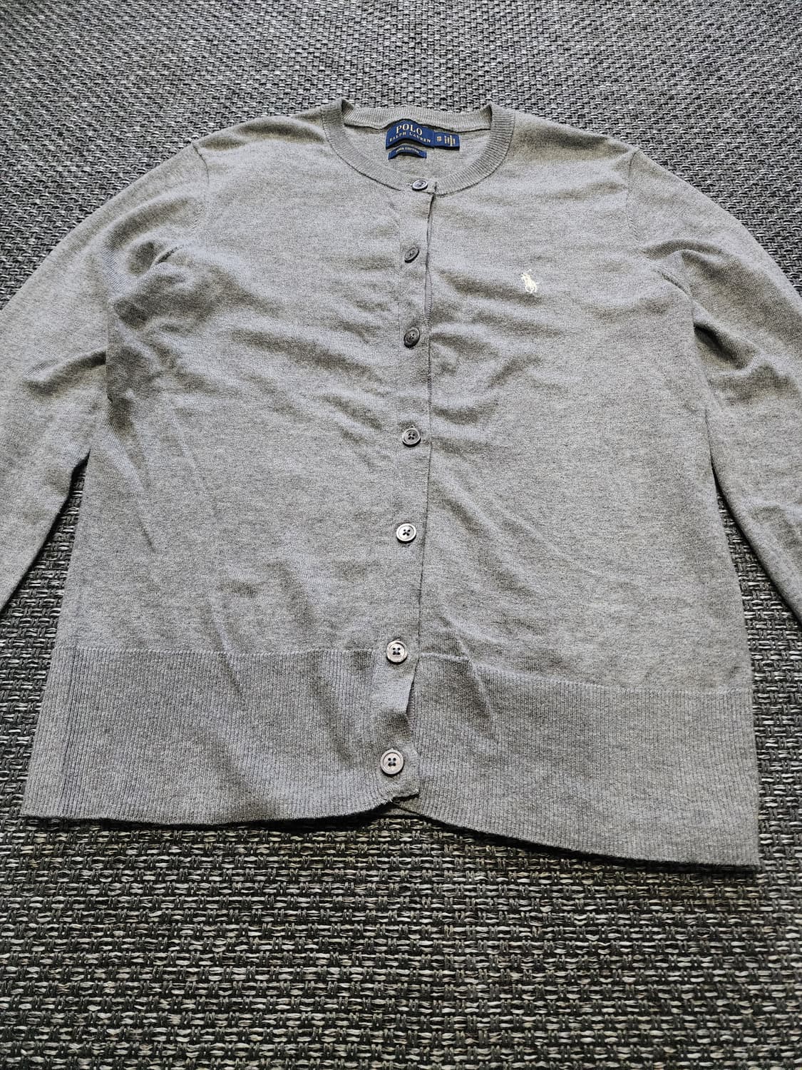 여성 폴로 랄프로렌 회색 가디건  XS 상품이미지6