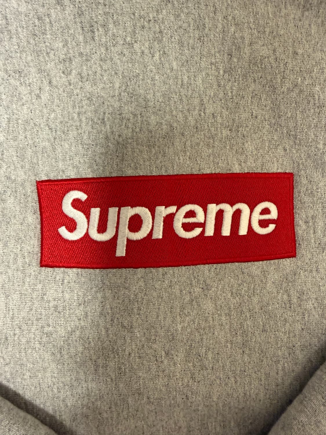 슈프림 박스로고 후드 회빨 L 상품이미지2