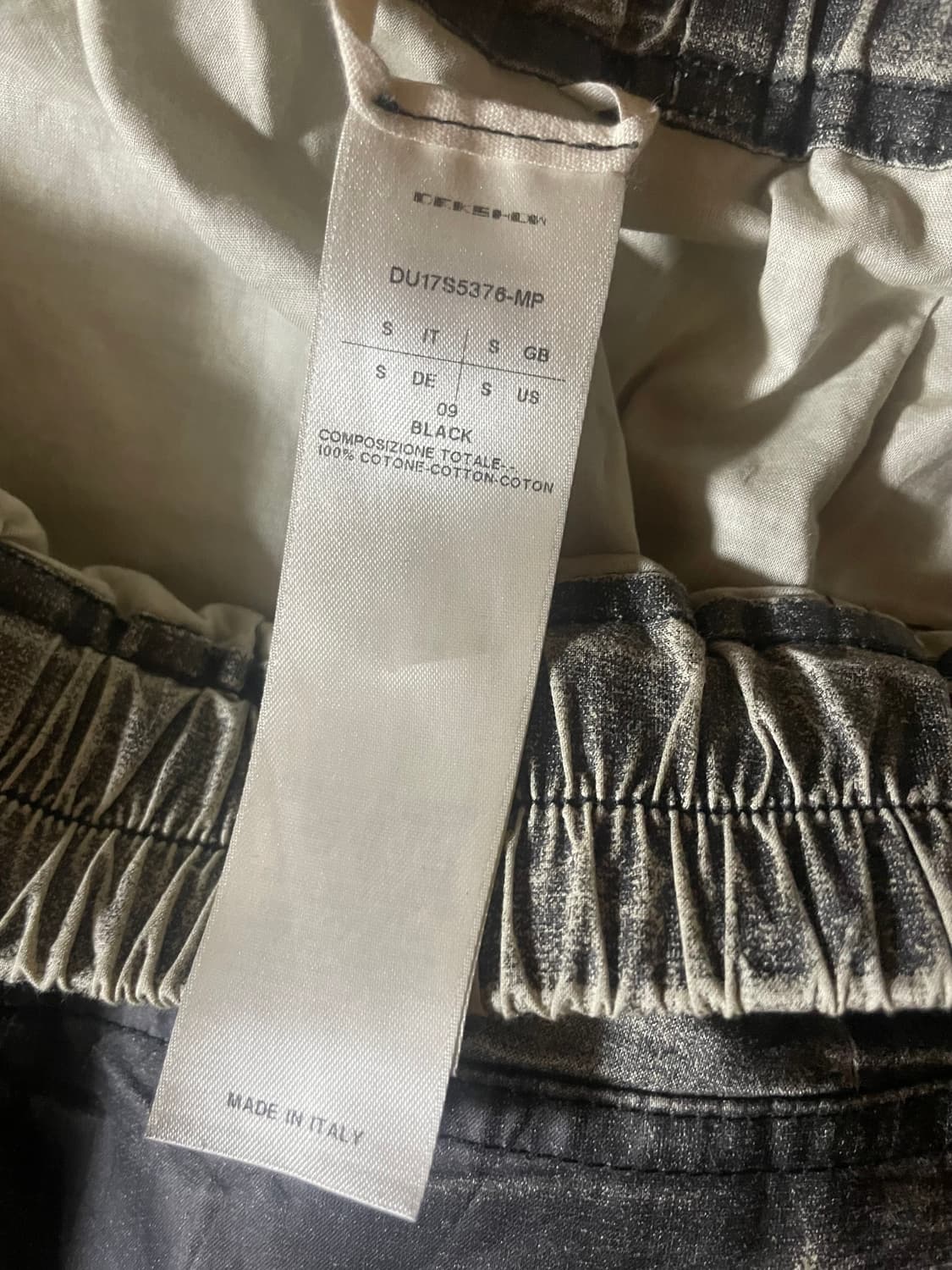 릭오웬스 태권도 팬츠 S 상품이미지10