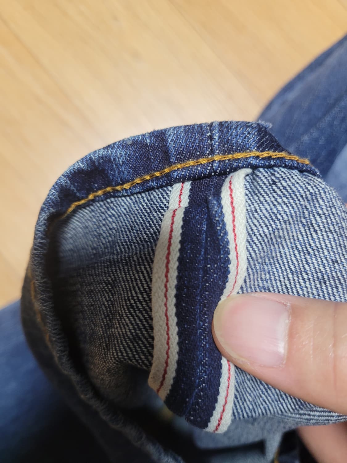 덴메이드 셀비지데님 xl 상품이미지6