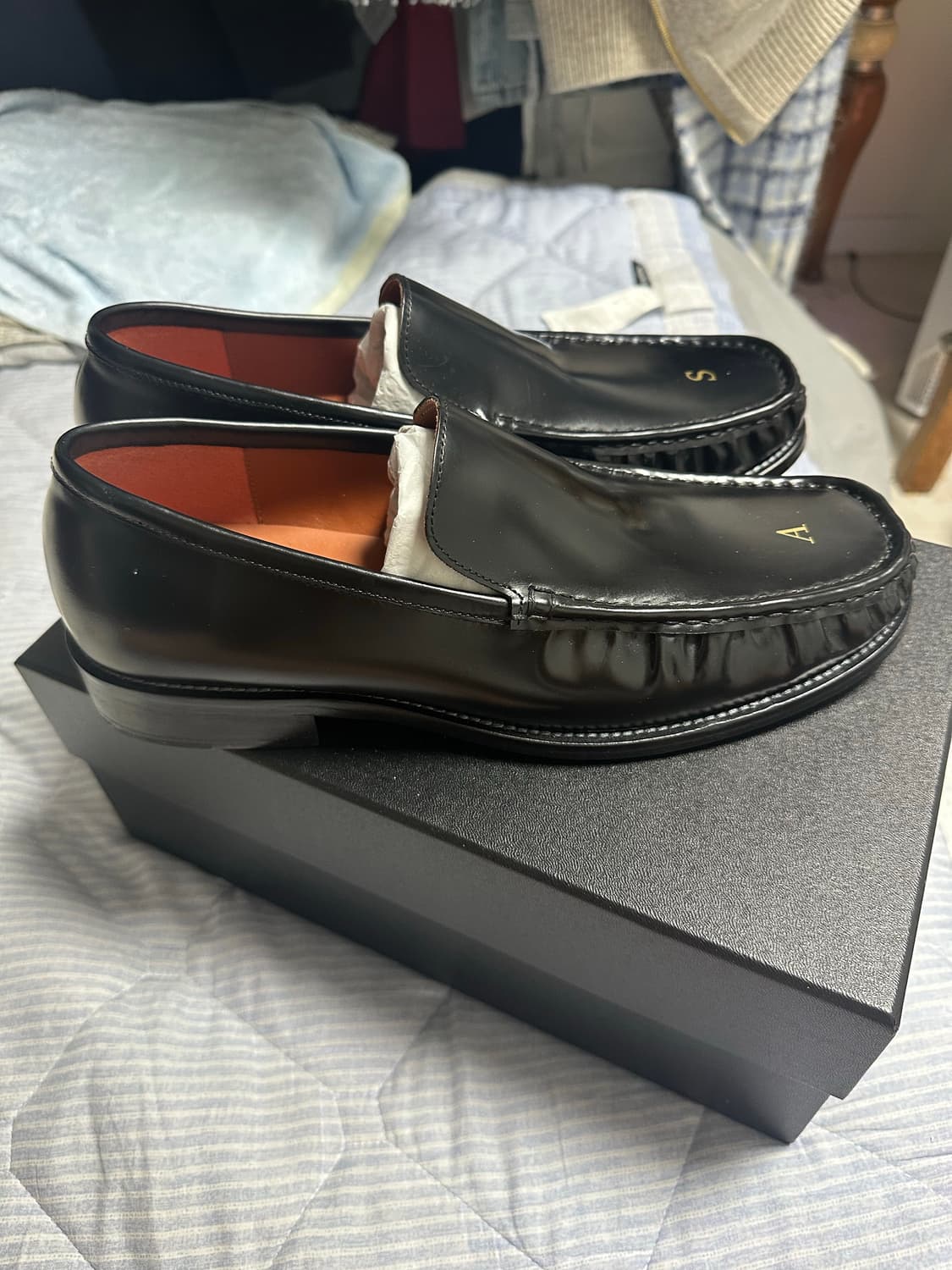 [44] 아크네스튜디오 AS 블랙 로퍼 주우재신발 상품이미지3