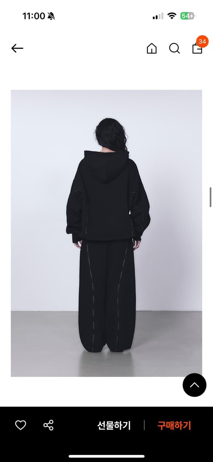 (세트,셋업) 트리밍버드 piping 후드티 스웻팬츠 트레이닝복 상품이미지3