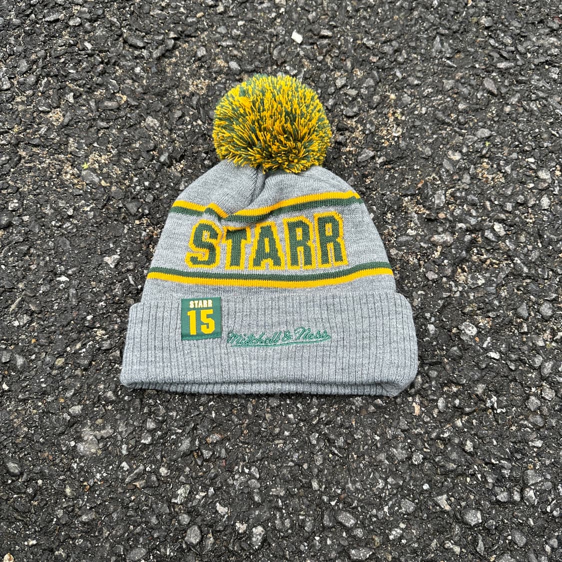vintage mitchell&ness green bay beanie 상품이미지2