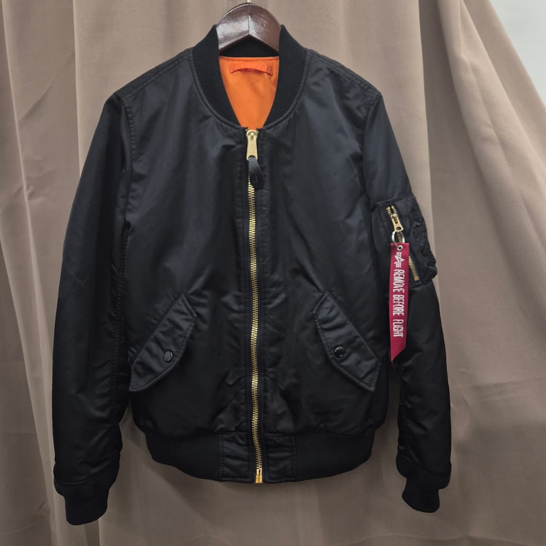 알파인더스트리 MA-1 플라이트 자켓 S 상품이미지1