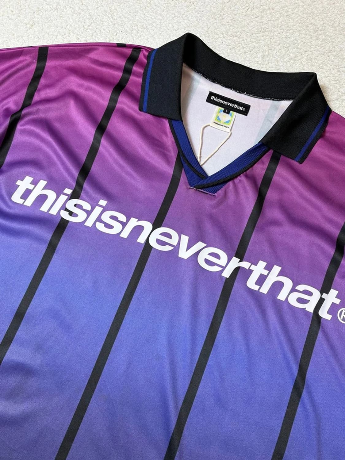 디스이즈네버댓 풋볼 블록코어 카라 롱 슬리브 PN7516 상품이미지3