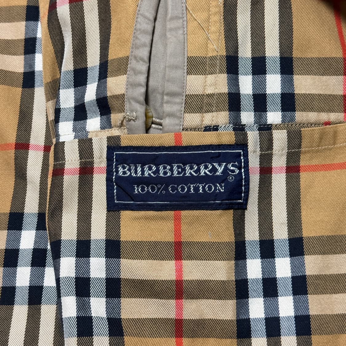 버버리 노바체크 싱글 카 코트 정품 상품이미지9