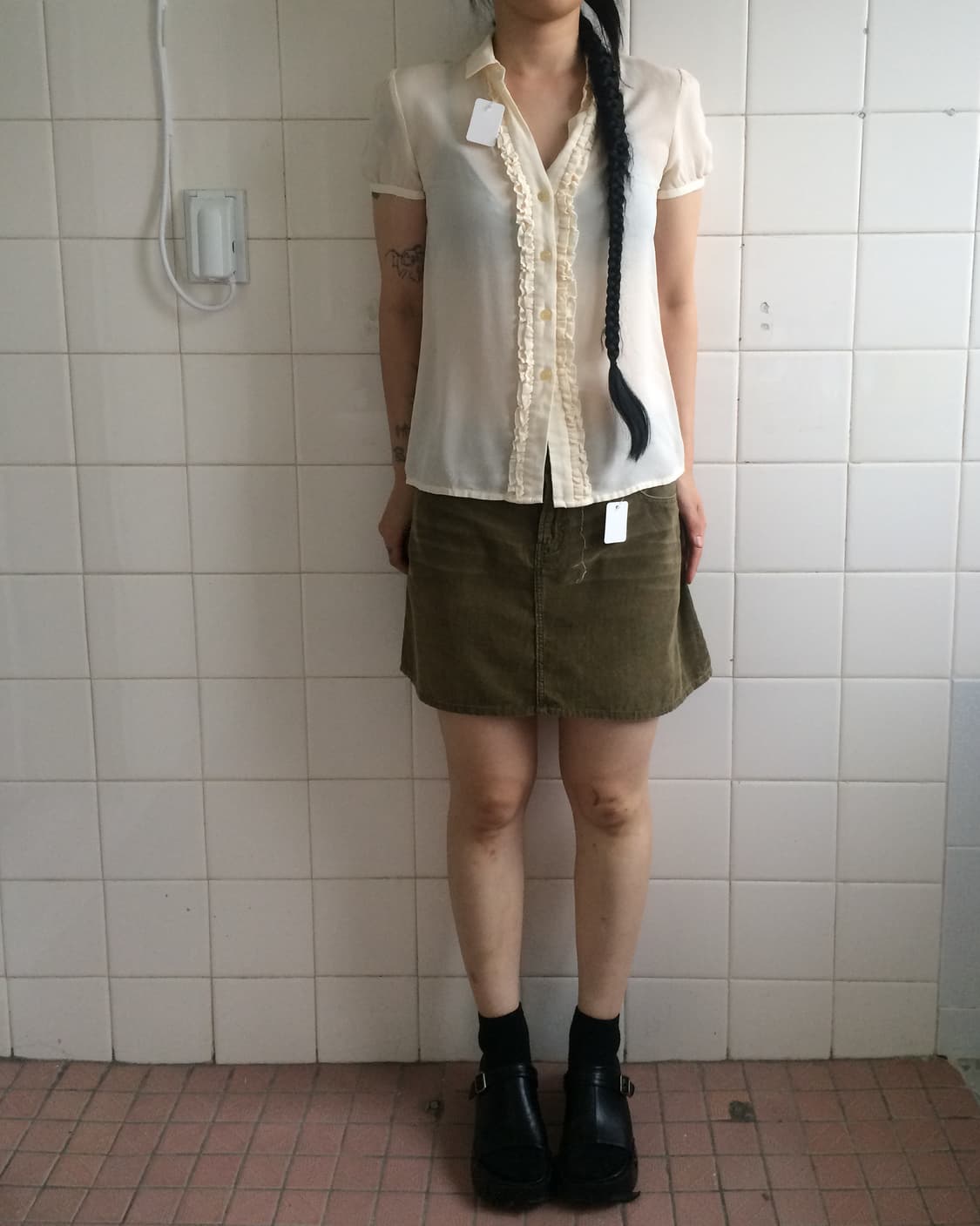 Washing mini skirt 상품이미지3