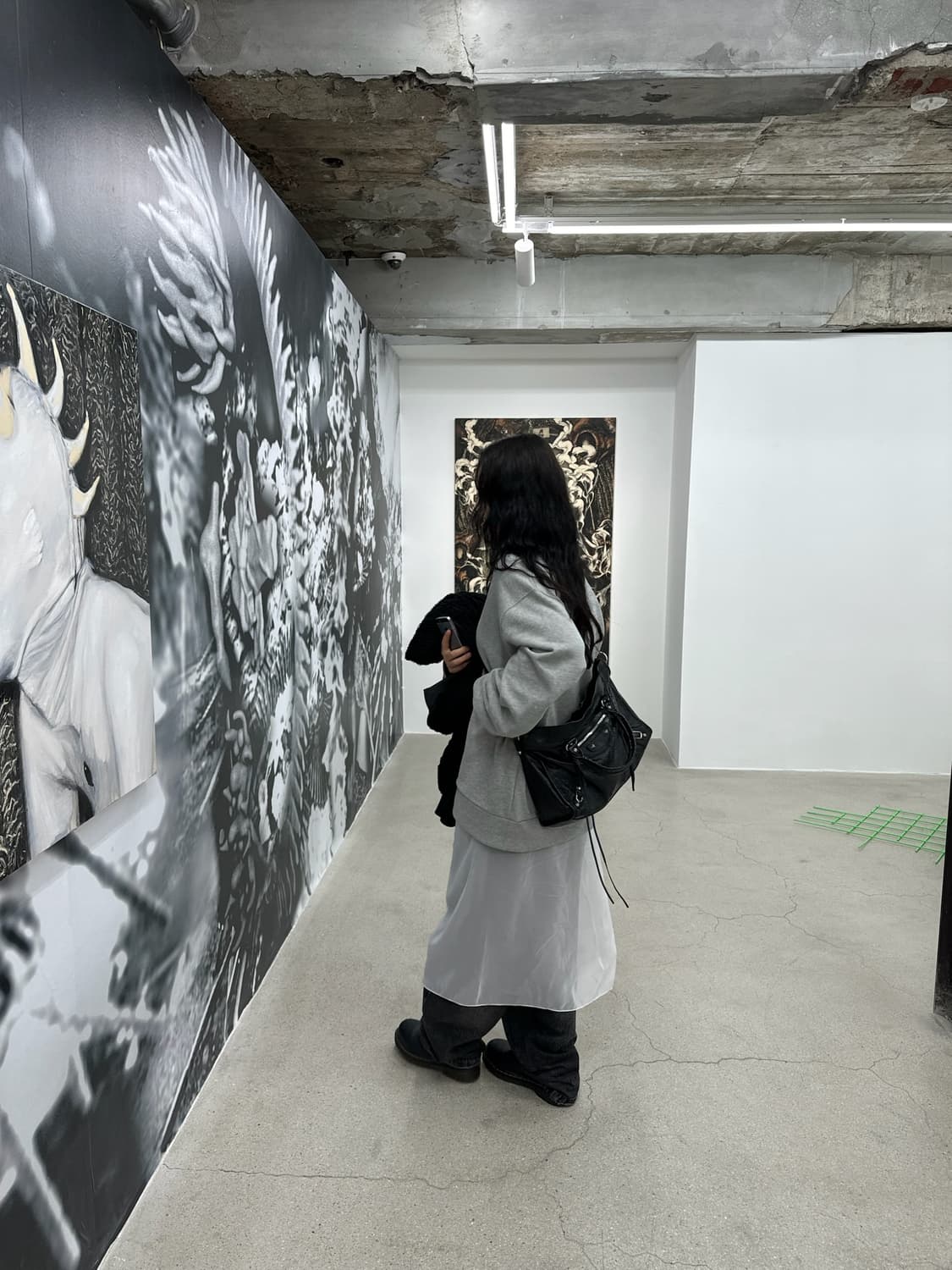 르 시티 백 미디엄 블랙 상품이미지5