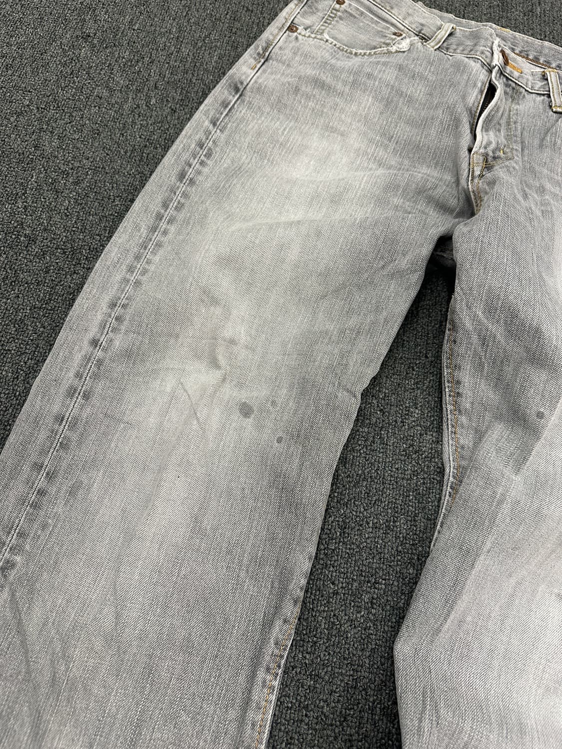 33) 에드윈 505zx 그레이 워싱 데님팬츠 상품이미지9