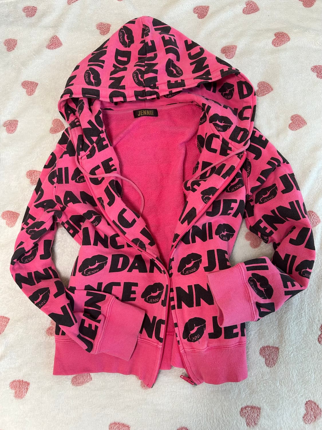 핑크 갸루 st 상의아우터 셋업 상품이미지3