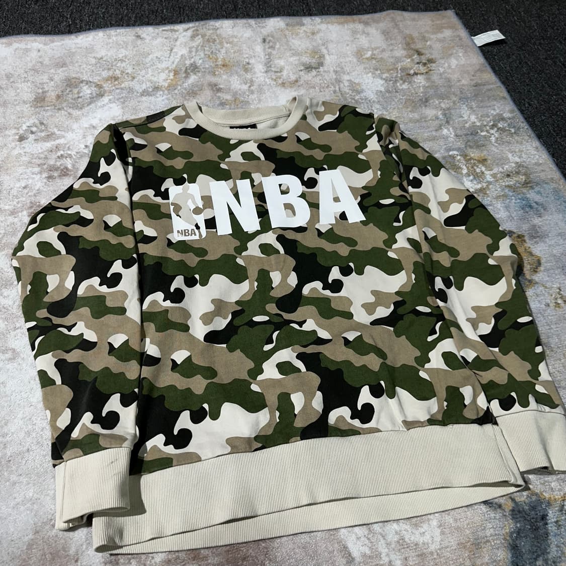 NBA 카모 맨투맨 M 상품이미지1