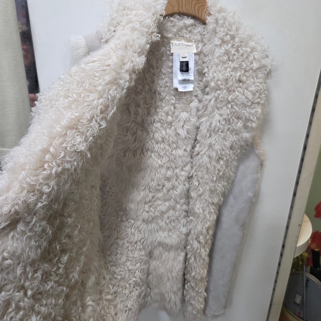 DKNY 리얼 무스탕 베스트 상품이미지2