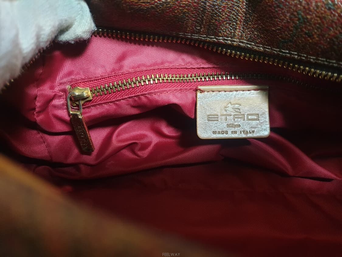 명품 에트로(ETRO 정품)큐티 앙증 미니 보스턴 토드백 스피디25시리즈 상품이미지4