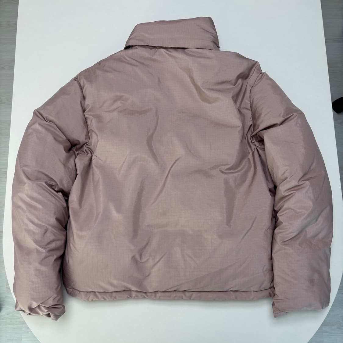 비이커 다운푸퍼 숏패딩 베이지핑크 0사이즈 상품이미지5