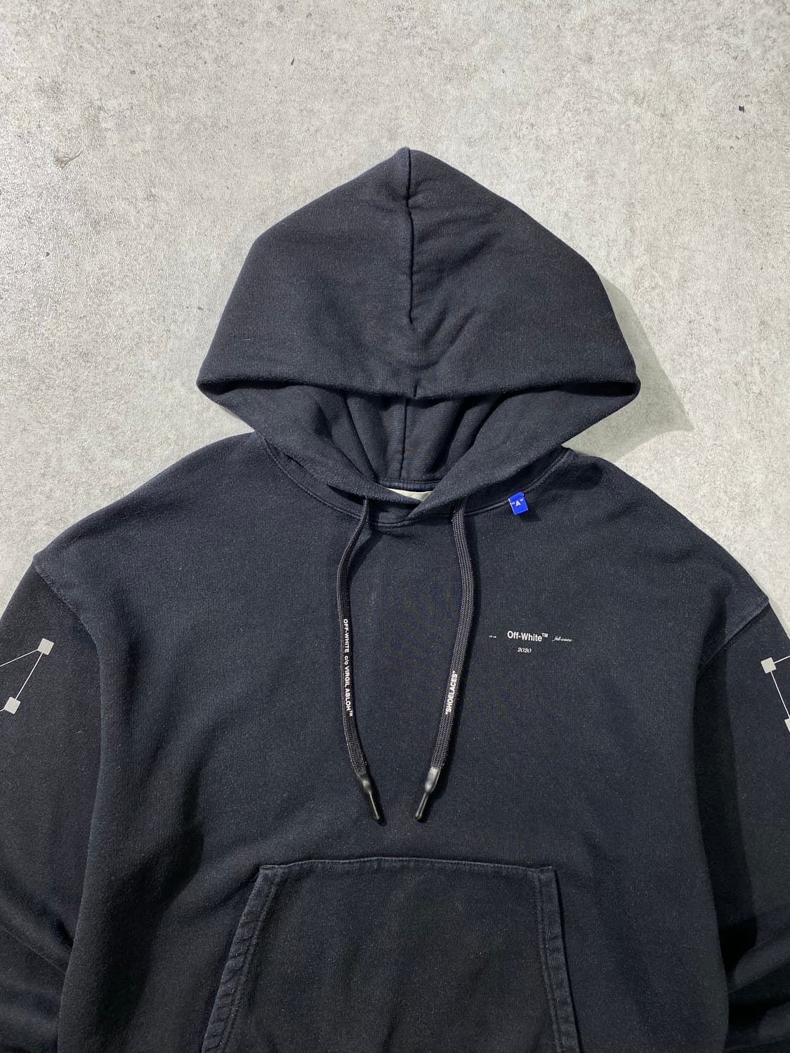 [S] Off White 오프화이트 백본 애로우 후드티 상품이미지4