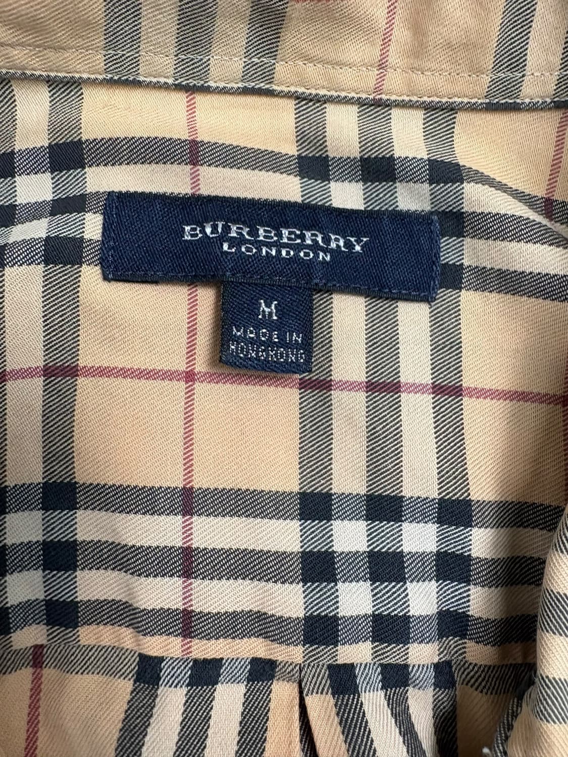 버버리 체크 셔츠 상품이미지8