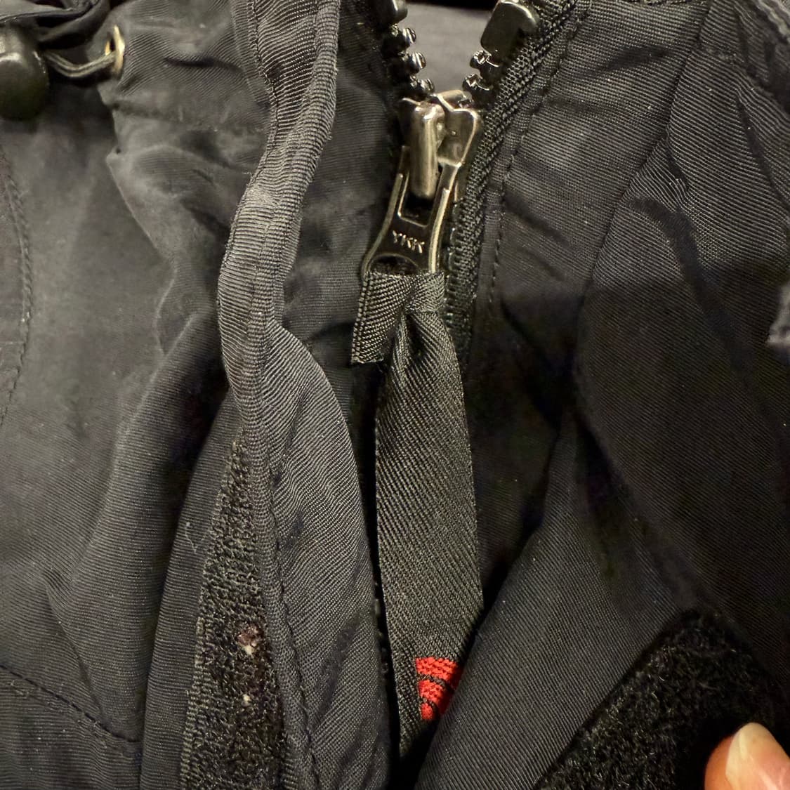 [정품/85] 노스페이스 블랙 후드 바람막이 자켓 b14 상품이미지8