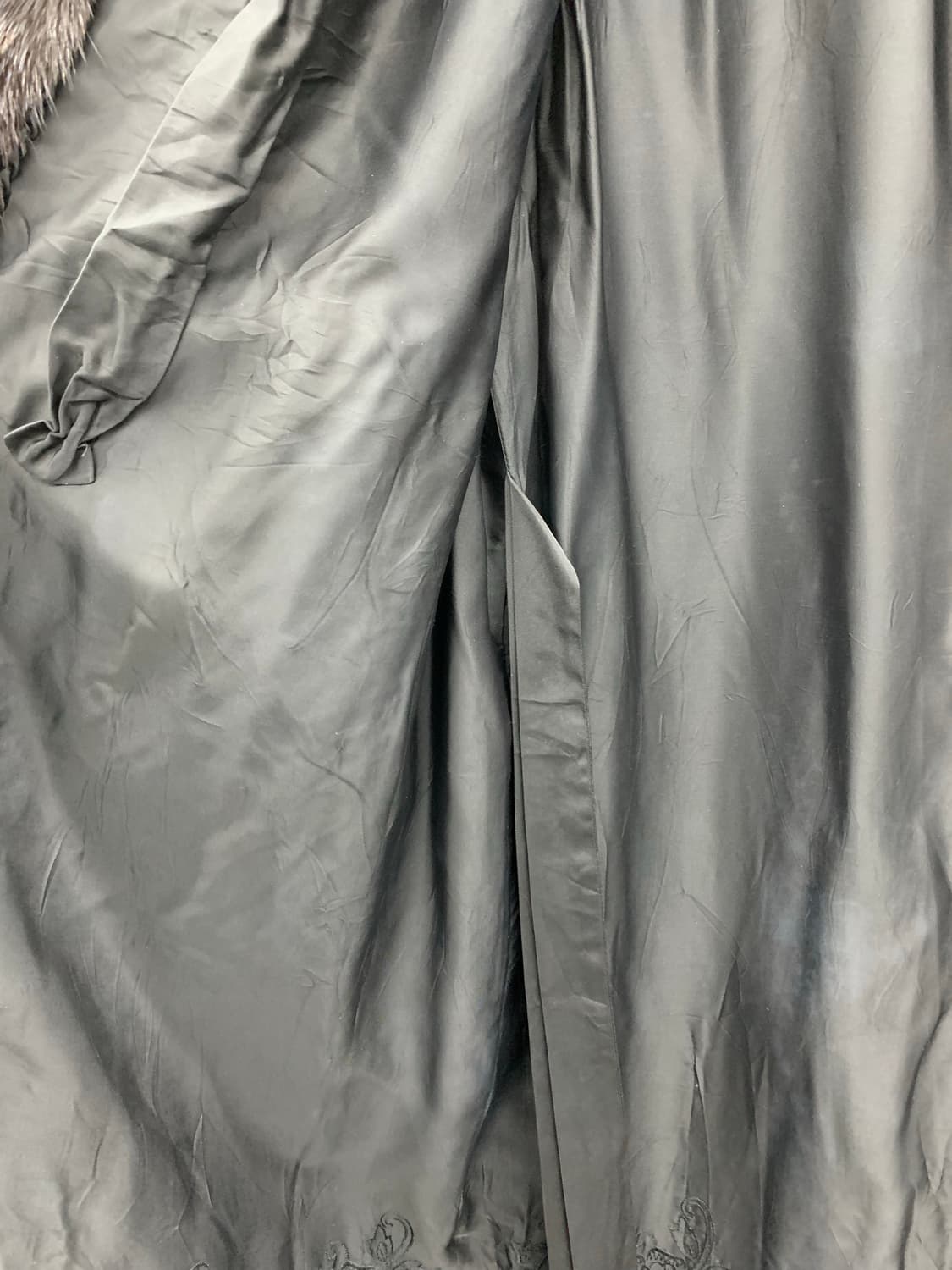 재팬 밍크 다크브라운 롱코트 상품이미지7