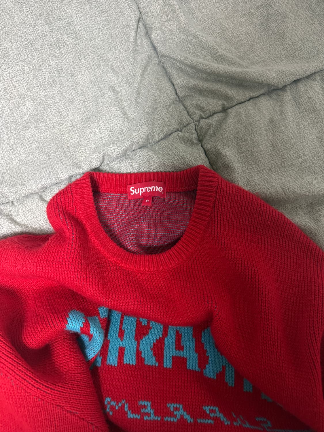 슈프림 x 트레셔 스웨터 레드 - 21FW XL 상품이미지4