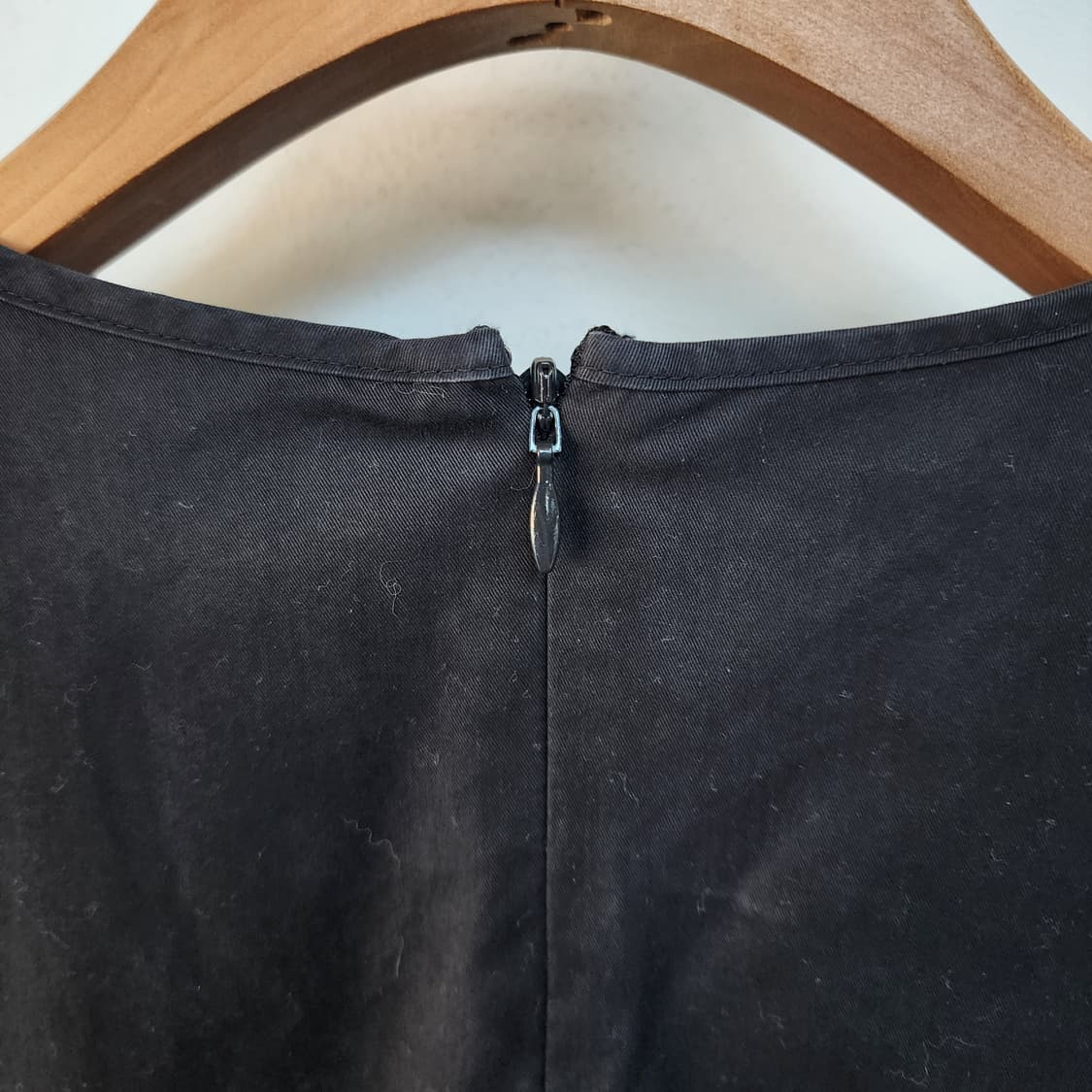 COS 블랙 셔링 반팔 롱 원피스 상품이미지5