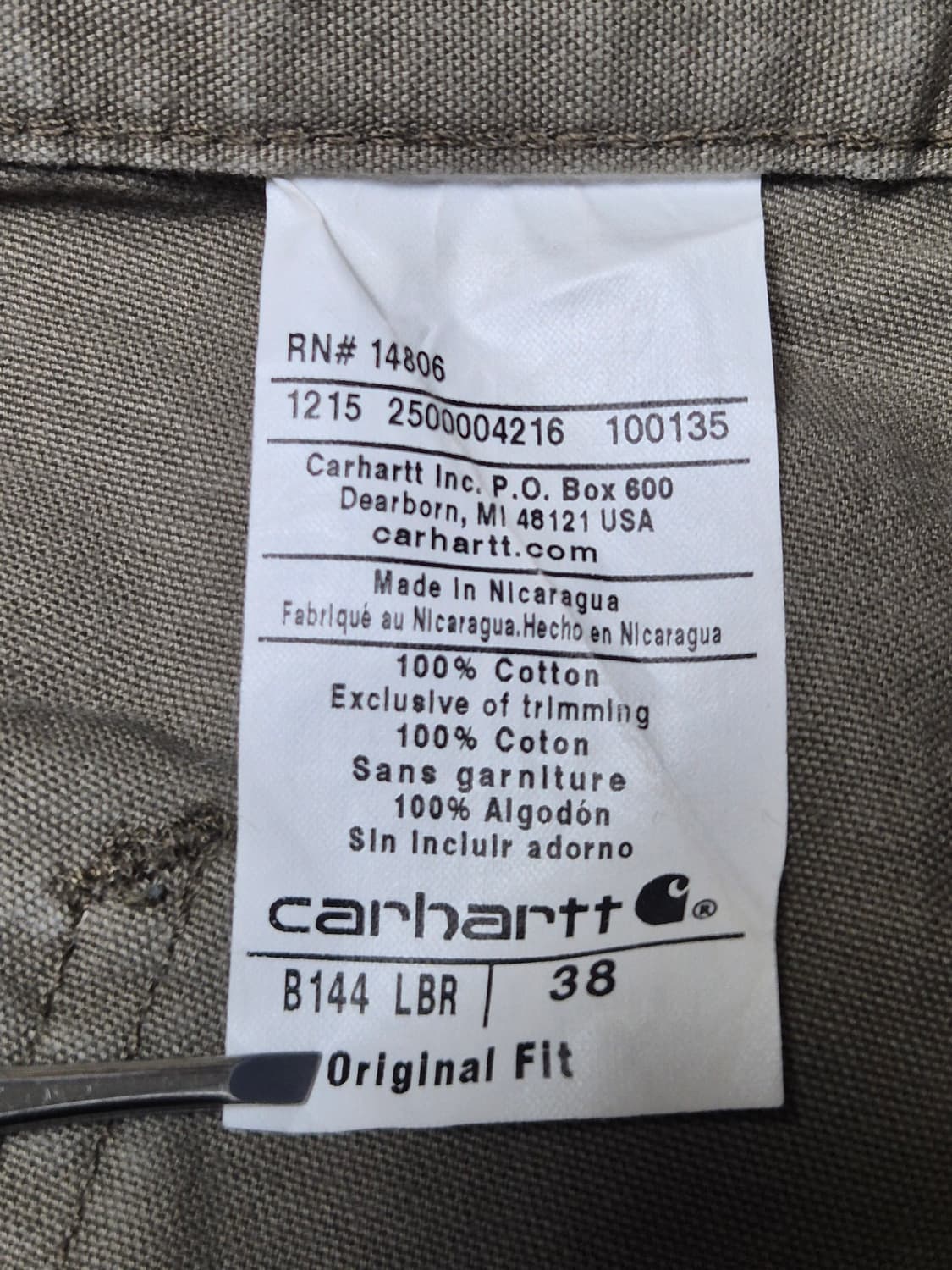 [38]칼하트 카펜터 - 182 상품이미지3