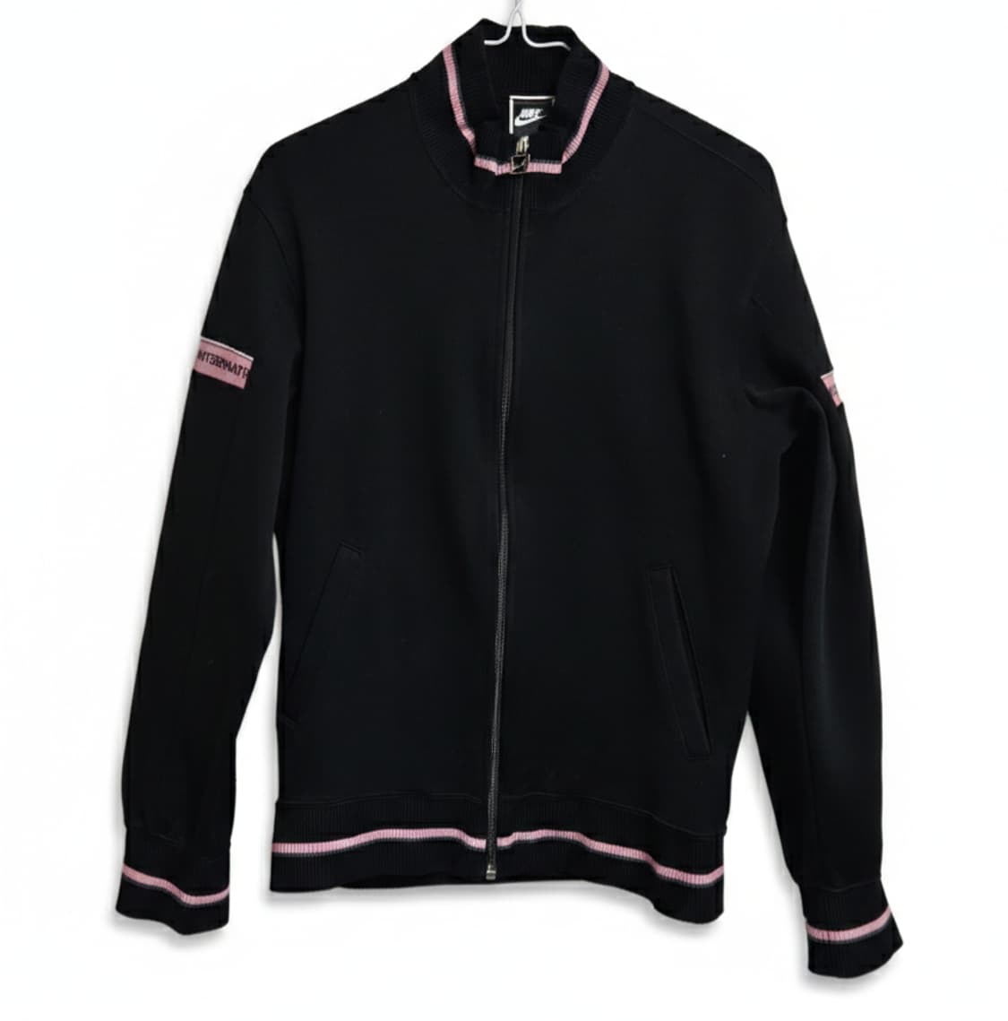 JPN나이키 80's빈티지 집업 져지 트랙탑 자켓/블랙 핑크,검핑 상품이미지3