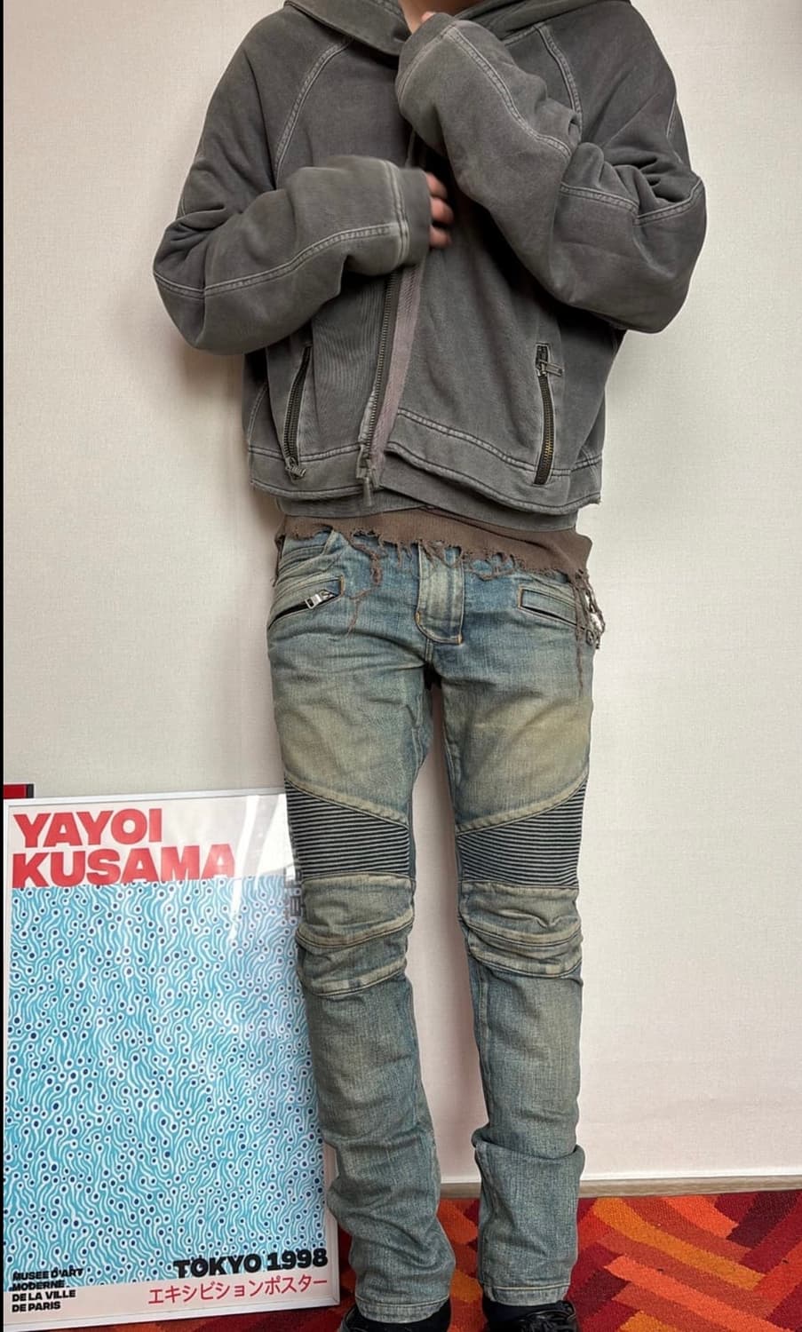 정품 발망 Biker Jean Rust 상품이미지3