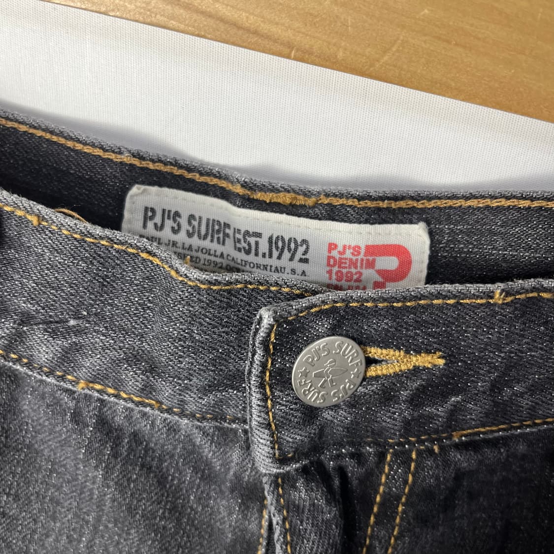 [PJ'S Surf] 올드스쿨 드래곤 카고 데님팬츠 상품이미지4