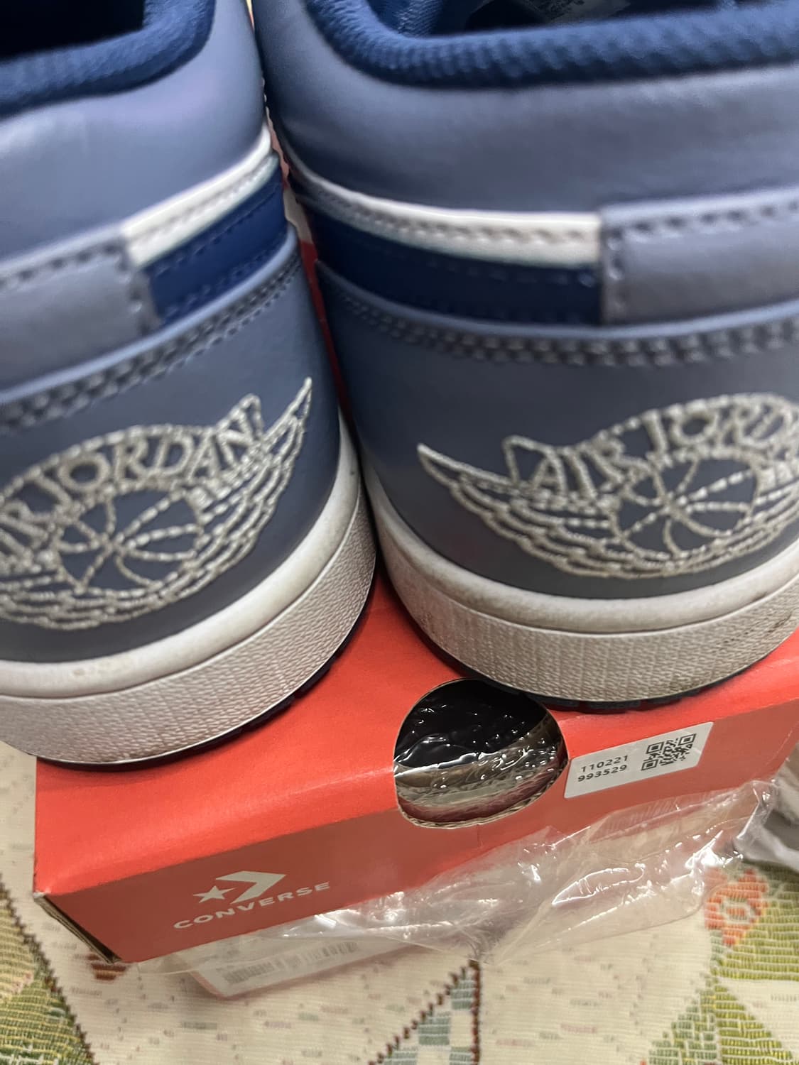 조던 1로우 애슌 슬레이트 앤 미스틱 네이비 상품이미지4