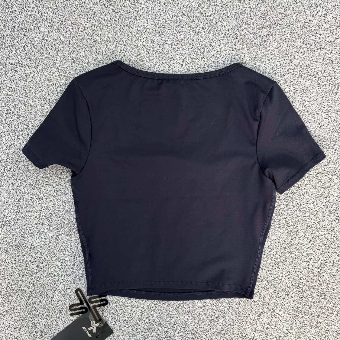 M 새상품 젝시믹스 스퀘어넥 크롭 반팔 0303J 상품이미지2