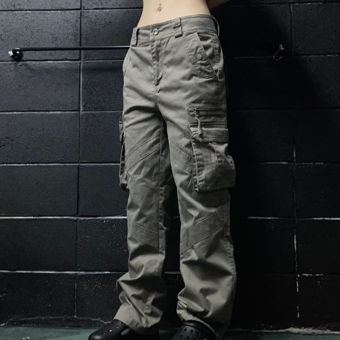 빈티지 그레이 카고 팬츠 상품이미지2