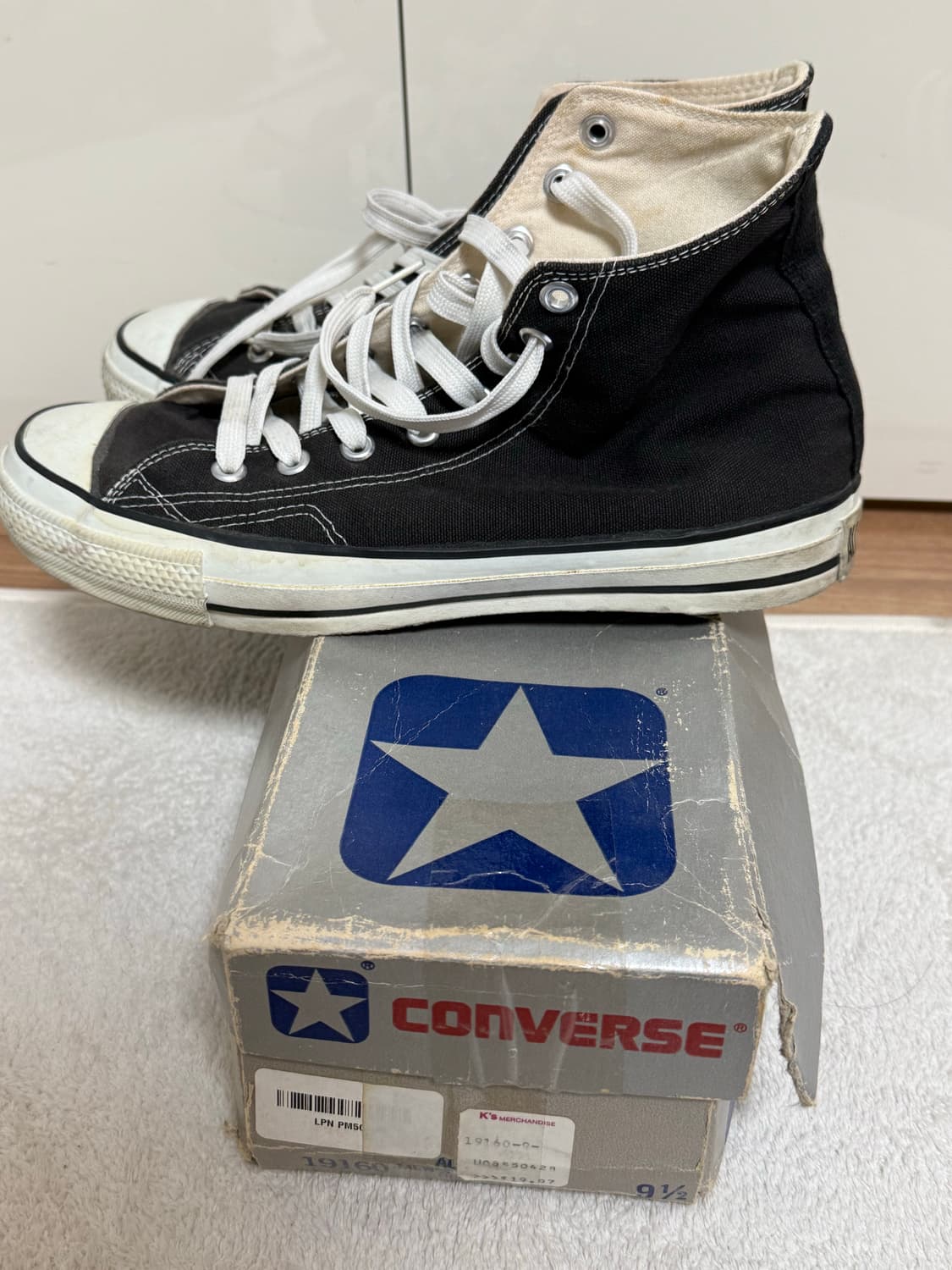 80s 빈티지컨버스 블랙 상품이미지5