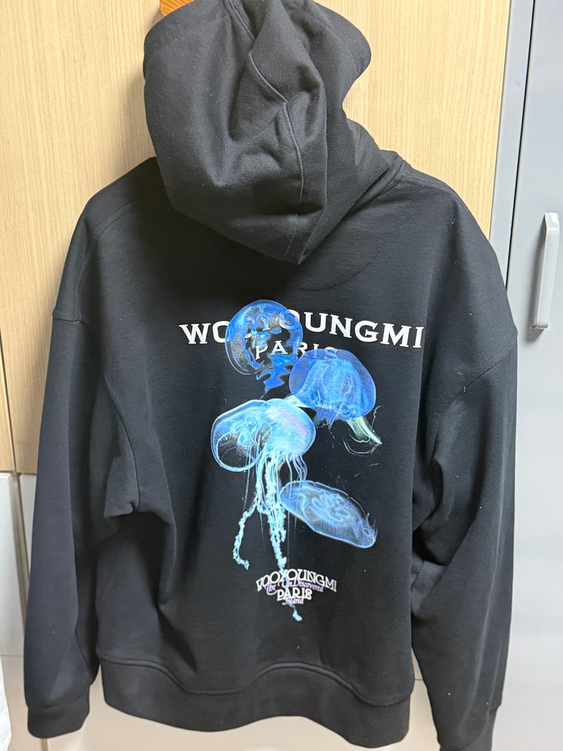 우영미 24SS 야광 젤리피쉬 백로고 후드티 (48) 상품이미지3