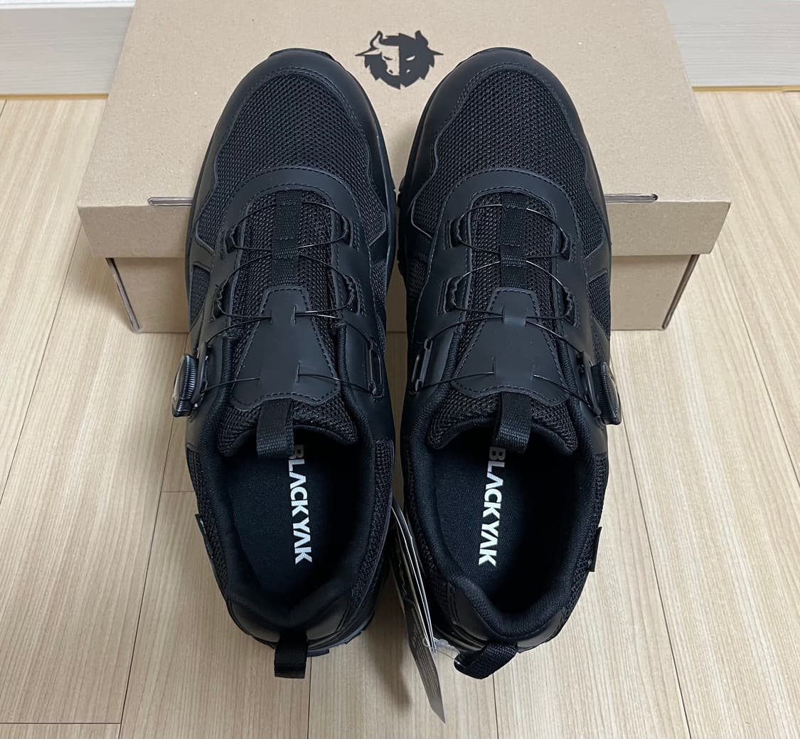 [새제품] [280] 블랙야크 고어텍스 보아다이얼 트레킹화 블랙 상품이미지4