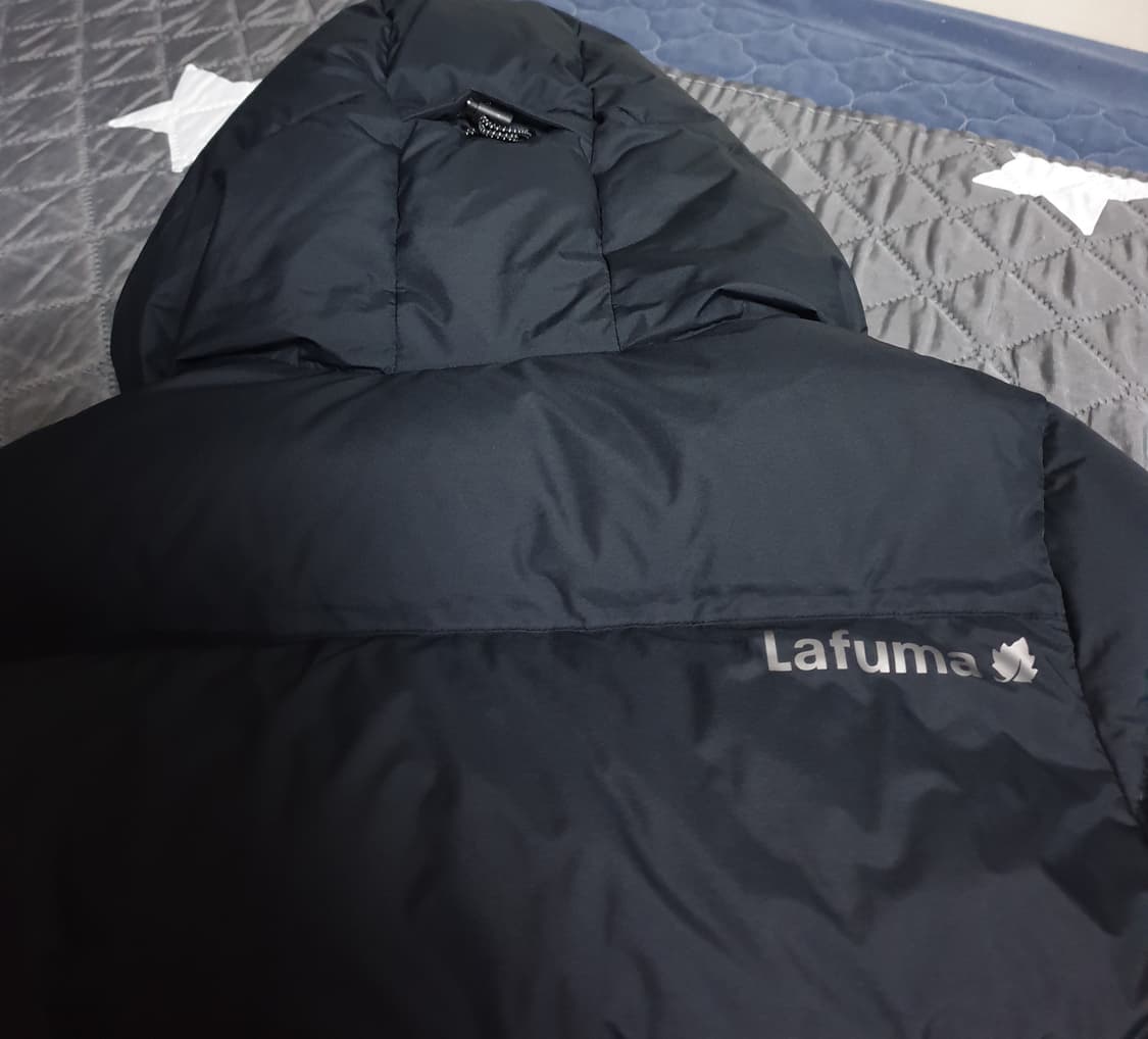 LAFUMA 라푸마 덕다운 후드 롱패딩 블랙 (M) 상품이미지3