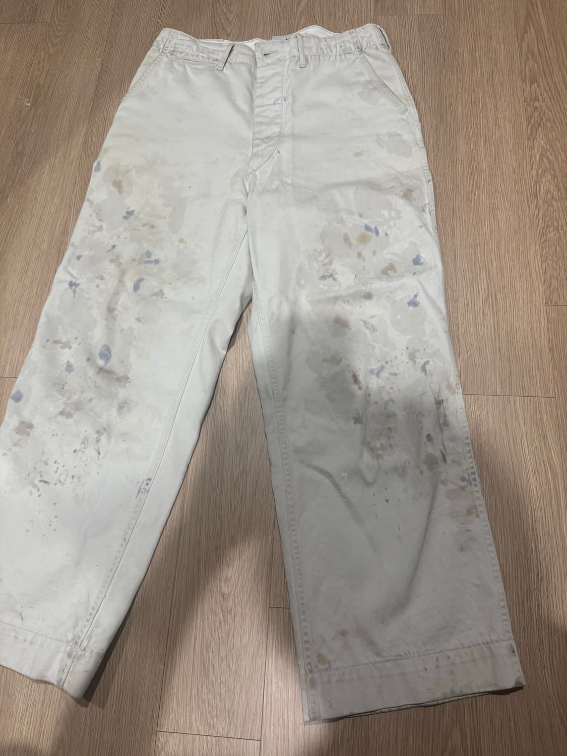 바우와우 BOWWOW 25SS STAINED WORK TROUSERS 상품이미지2