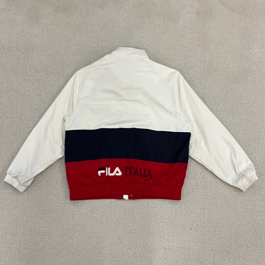 [XL] 휠라 배색 바람막이 윈트브레이커 집업 자켓 0112M1 상품이미지5