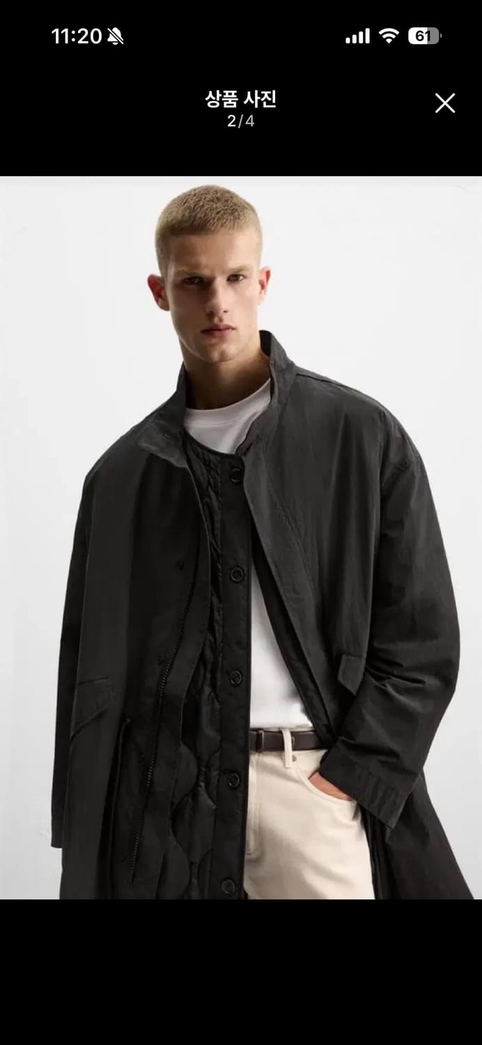 자라 2in1 오버사이즈 사파리자켓 상품이미지2