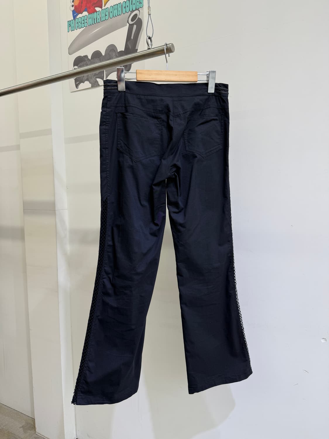 SANDRO 펀칭 사이드 라인 부츠컷 팬츠  상품이미지6