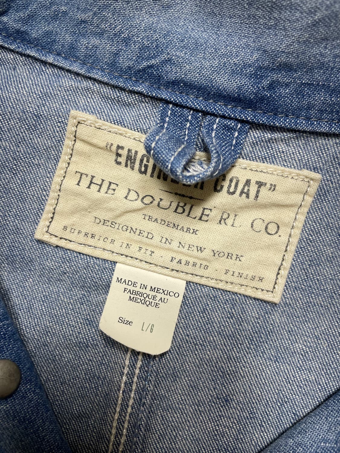 RRL 인디고 데님 엔지니어 자켓 L 상품이미지8