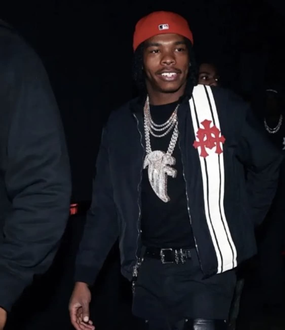 [L] 크롬하츠 코브라 크로스 레더패치 레이싱 퍼자켓 상품이미지4