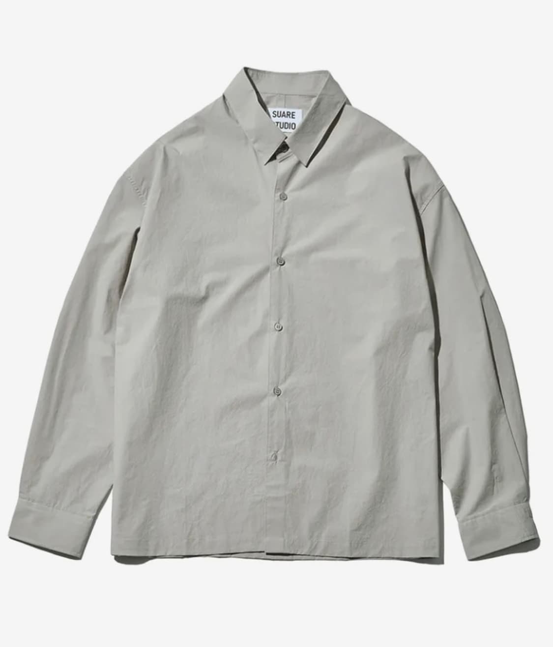 오버사이즈 벌룬 크롭 셔츠 샌드베이지 m 상품이미지1