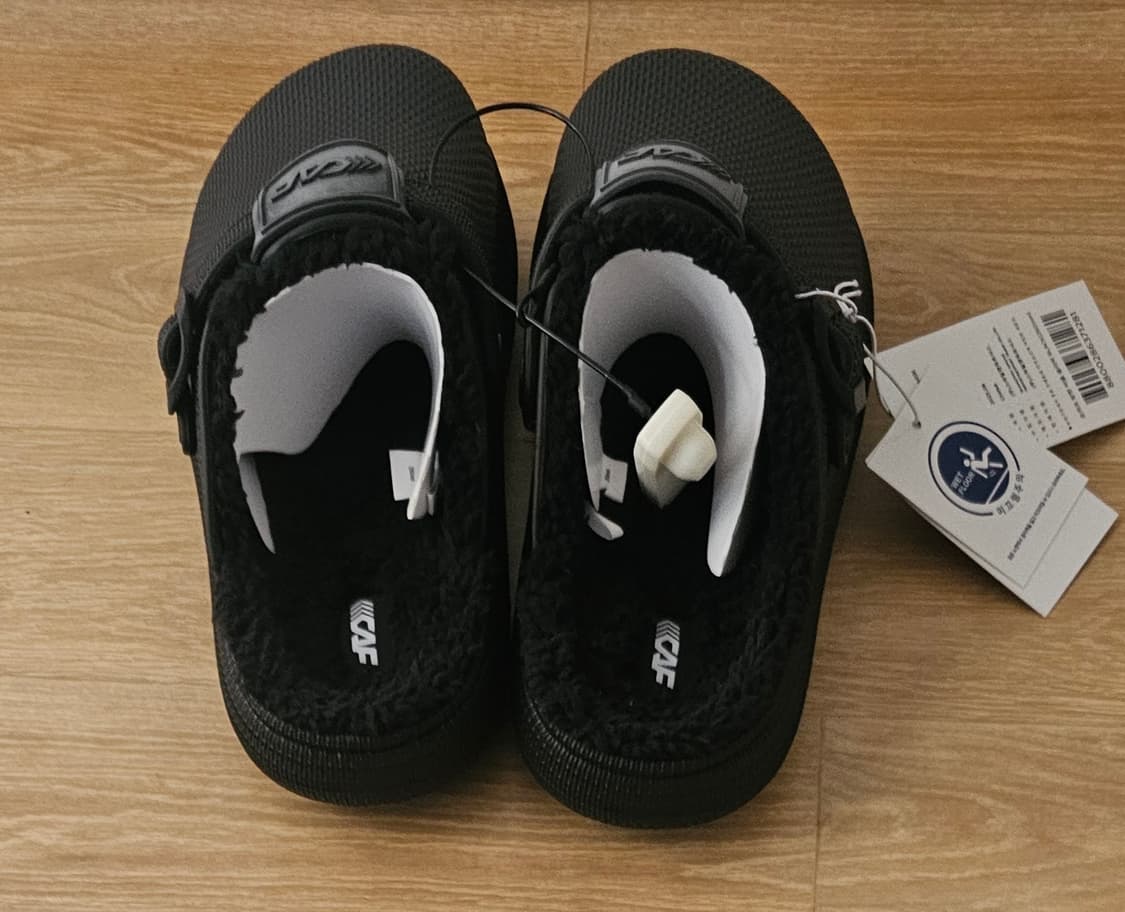 르까프 블랙 방한버클슬리퍼 260새상품미개봉  상품이미지2