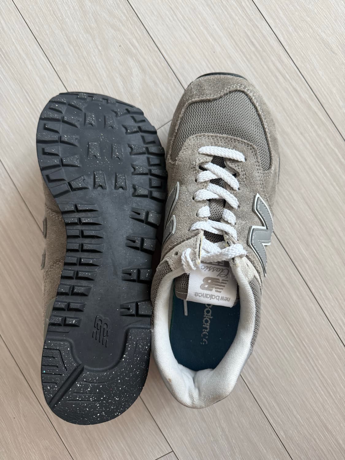 (W) 뉴발란스 574 원 바이 애니원 그레이 - B 스탠다드 상품이미지3