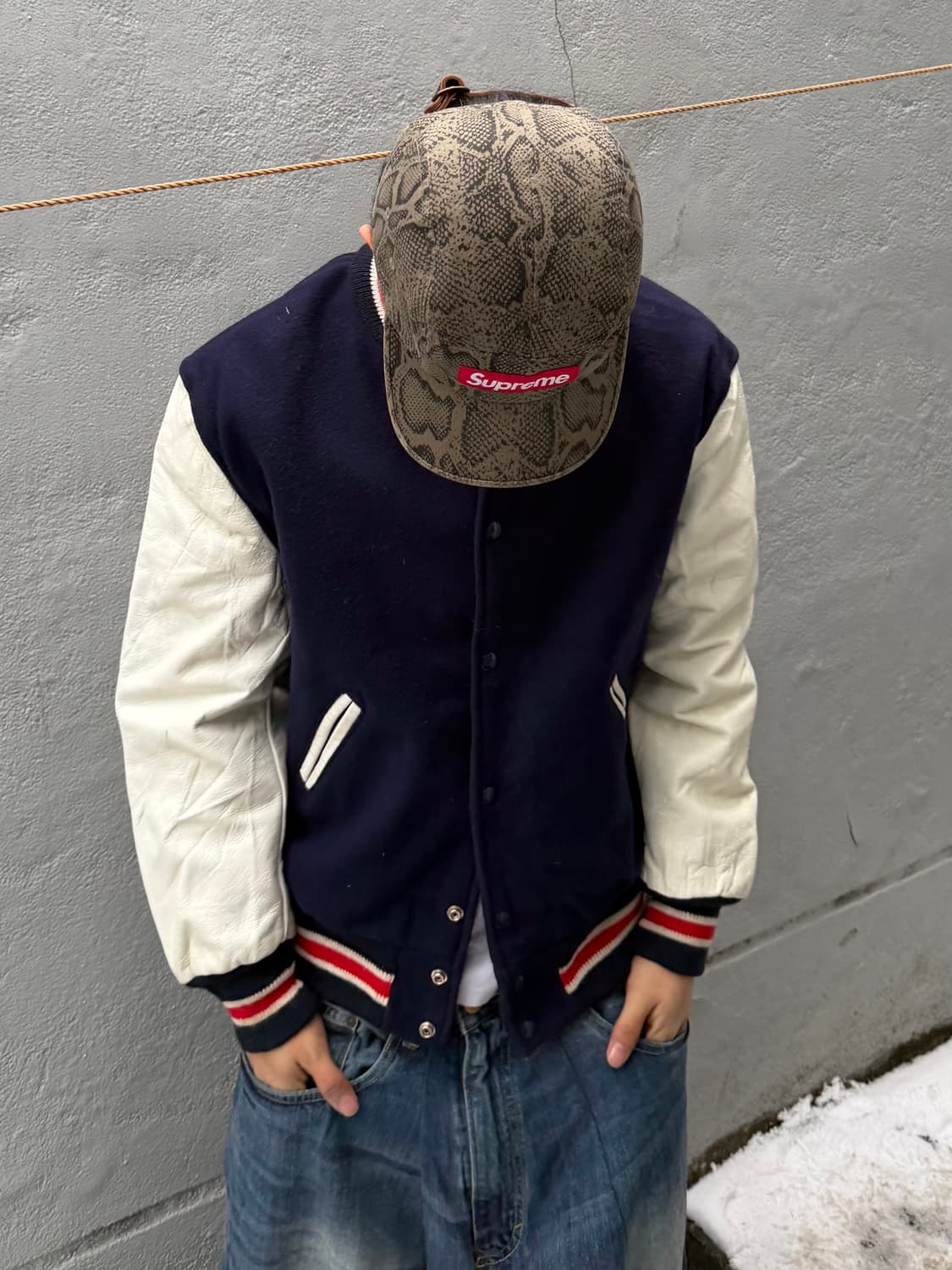 빈티지 바시티 자켓 상품이미지1