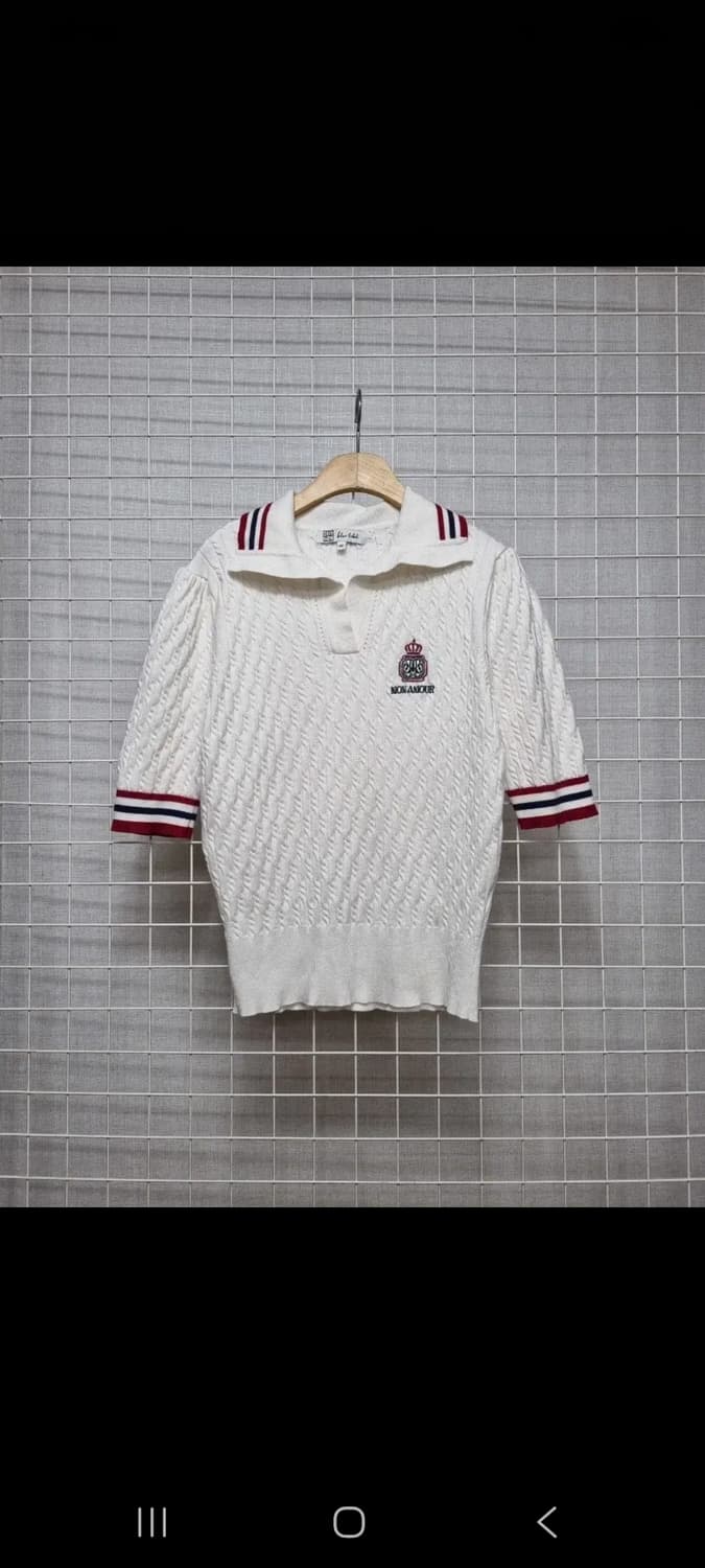 에고이스트 카라 니트 반팔 66 상품이미지1